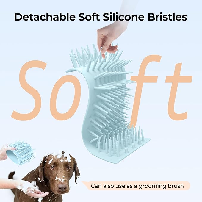 DOGNESS W01 Automatic Dog Paw Cleaner for Small to Medium Dogs (Light Blue)