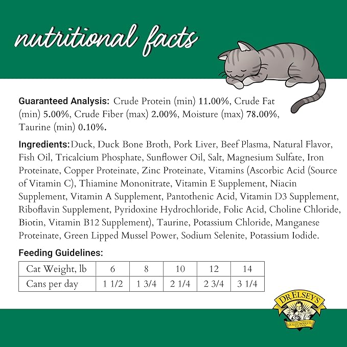 Dr. Elsey's cleanprotein Original Duck Recipe Wet Cat Food 2.75 oz