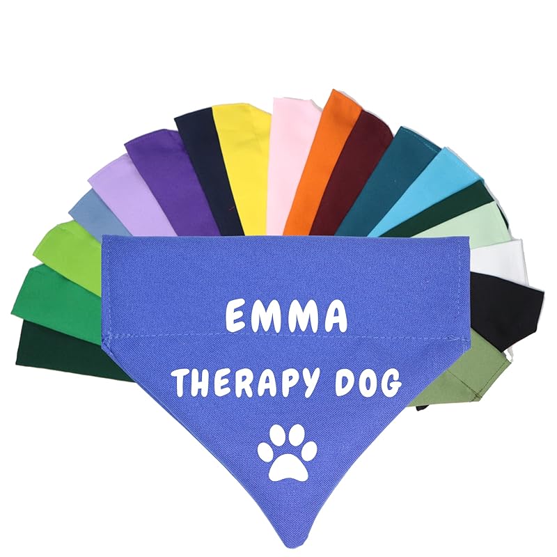 Personalized Dog Bandana Over The Collar Clothes Bandanas Easter For Dogs Spring Birthday Girl Green Boy Plain Large Handkerchief Custom Adopt Me Scarf Size Medium Pet Service Wedding Holiday Big Bro