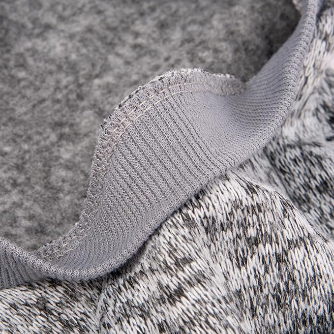 Dog Sweater, 2-3 Pack Warm Soft Pet Clothes for Puppy, Medium Large Cat, Girl or Boy, Shirt for Winter Christmas (Buckle Grey+Navy+Blue, X-Small)