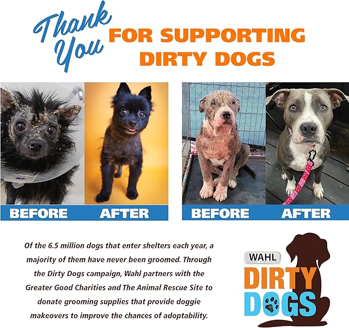 Wahl Refresh Cleaning Mitt Dog Wipes for Ick-Free Cleaning of Dog Paws, Face, Ears and Butt - Coconut Lime Verbena Scent – 24 ct - Model 3027121