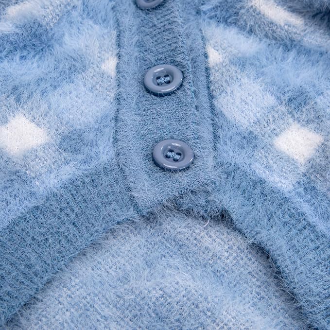 Dog Sweater, Dog Sweaters for Small Dogs, 2, 3 Pack Warm Soft Pet Clothes for Puppy, Medium Large Cat, Dogs Girl or Boy, Dog Shirt for Winter Christmas (Blue, Medium)