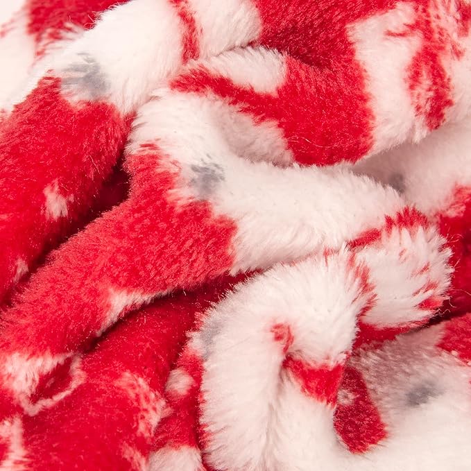 Dog Sweater, 2 Pack Dog Sweaters for Small Dogs or Cats, Girl or Boy, Warm Dog Clothes Shirt Coat for Winter Christmas (Christmas Red, White, X-Large)