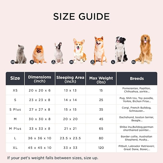 Bedsure Calming Dog Bed for Small Dogs - Donut Washable Small Pet Bed, 23 inches Anti-Slip Round Fluffy Plush Faux Fur Large Cat Bed, Fits up to 25 lbs Pets, Copper