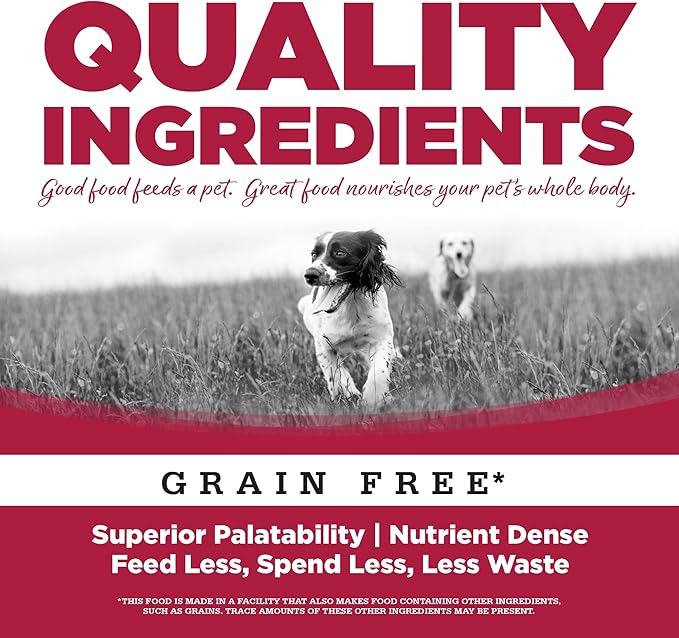NutriSource Seafood Select Grain Free Dry Dog Food, Salmon and Menhaden Fish Meal, 12LB