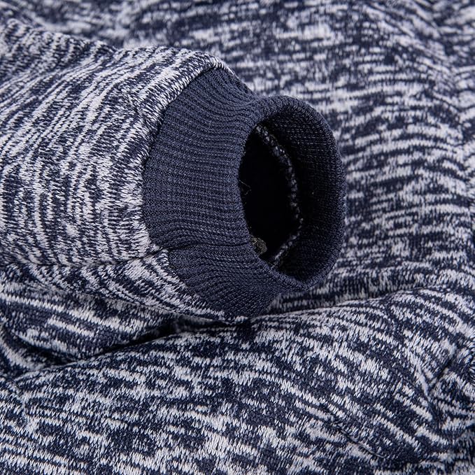 Dog Sweater, 2-3 Pack Warm Soft Pet Clothes for Puppy, Medium Large Cat, Girl or Boy, Shirt for Winter Christmas (Buckle Grey+Navy+Blue, X-Small)