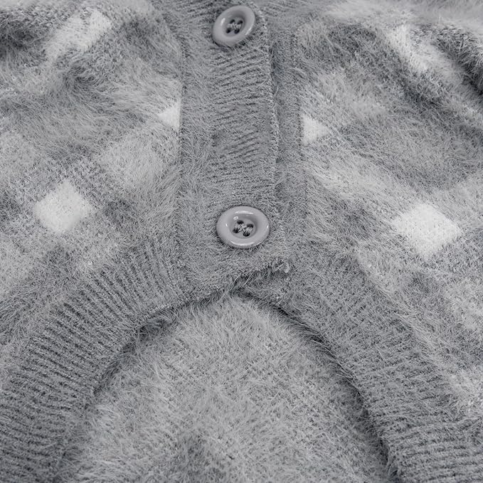 Dog Sweater, 2-3 Pack Warm Soft Pet Clothes for Puppy, Medium Large Cat, Girl or Boy, Shirt for Winter Christmas (Grey, Small)