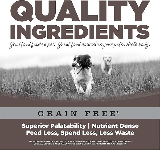 NutriSource High Plains Select Grain-Free Dry Dog Food, Beef, Trout and Turkey Meal, 26LB