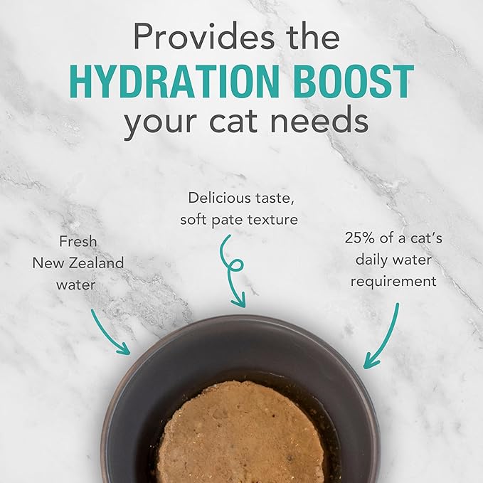 Feline Natural New Zealand Canned Catfood Wet Food, High-Meat, Low-Carb, & Grain Free Cat Food Wet, Beef & Hoki Feast, 3 oz, Pack of 24