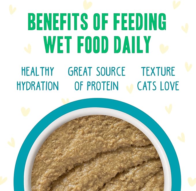 Weruva B.F.F. Play - Best Feline Friend Paté Lovers, Aw Yeah!, Chicken & Turkey Topsy Turvy with Chicken & Turkey, 5.5oz Can (Pack of 8)