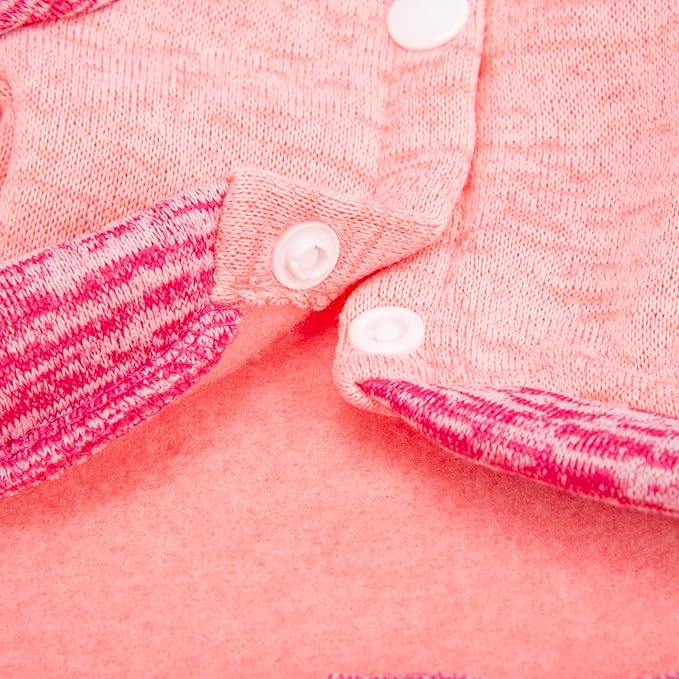 Dog Sweater, Dog Sweaters for Small Dogs, 2, 3 Pack Warm Soft Pet Clothes for Puppy, Medium Large Cat, Dogs Girl or Boy, Dog Shirt for Winter Christmas (Hoodie Pink,Purple+Pink,Rose, Medium)
