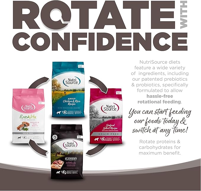 NutriSource High Plains Select Grain-Free Dog Food, Made with Beef, Trout and Turkey Meal, 5LB, Dry Dog Food