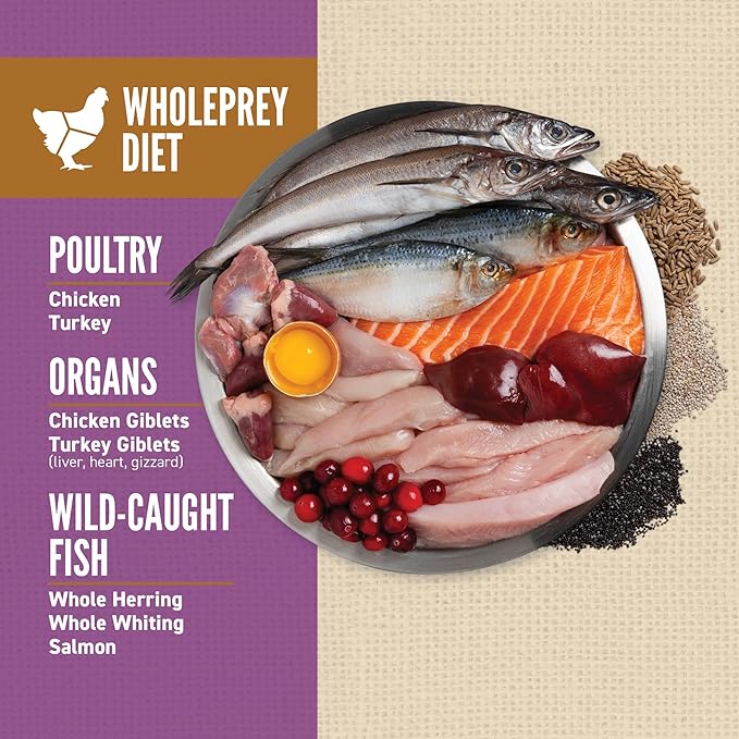 ORIJEN Amazing Grains High Protein Dry Dog Food Puppy Large Breed Recipe 22.5lb Bag