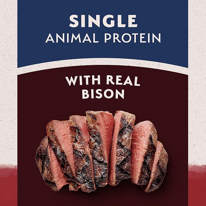 Natural Balance Limited Ingredient Adult Grain-Free Dry Dog Food, Reserve Sweet Potato & Bison Recipe, 22 Pound (Pack of 1)