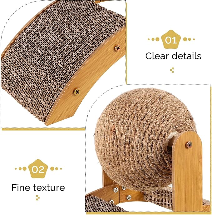 Scratch pad for Cats,cat Scratching Post,Cardboard cat Scratcher,Kitten Scratcher,sisal cat Scratching Board,cat Scratch pad-FANJUN-AMTECH