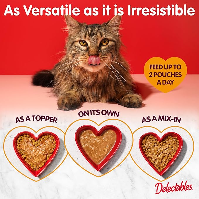 "Hartz Delectables Stew Senior Lickable Wet Cat Treats, Chicken & Tuna 1.4 Ounce (Pack of 12)"