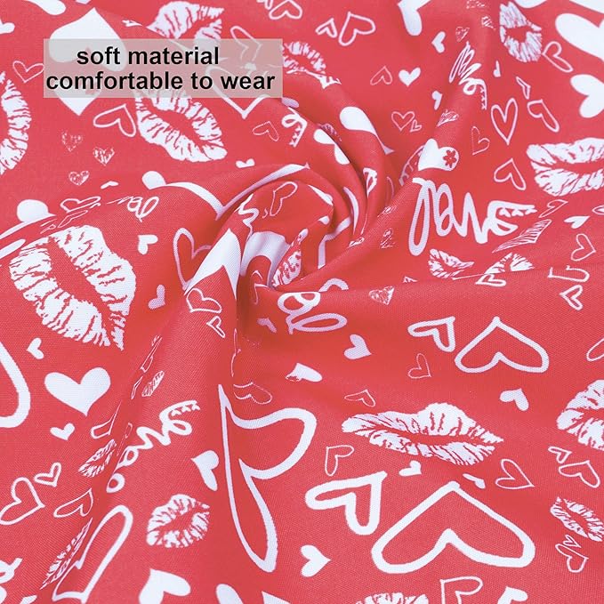 ADOGGYGO Valentine Dog Bandana, Multiple Sizes Offered, Reversible Triangle Dog Scarf Pet Bandana for Small Dogs (Small)