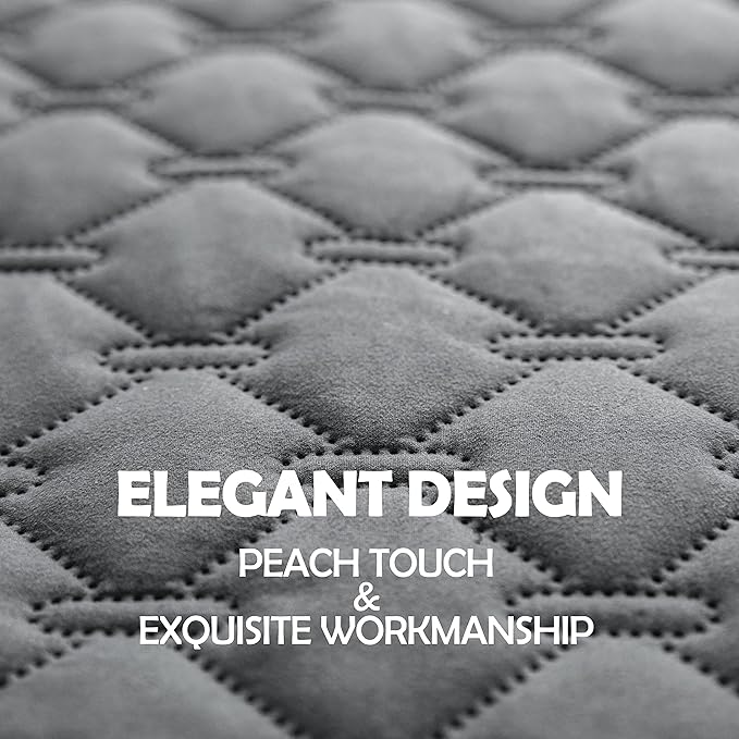 gogobunny 100% Double Sided Waterproof Dog Blanket Soft Pet Bed Cover Reversible Protect Furniture Couch Sofa Car for Puppy Cat Kids (Dark Grey/Light Grey, 30x80 Inch (Pack of 1))