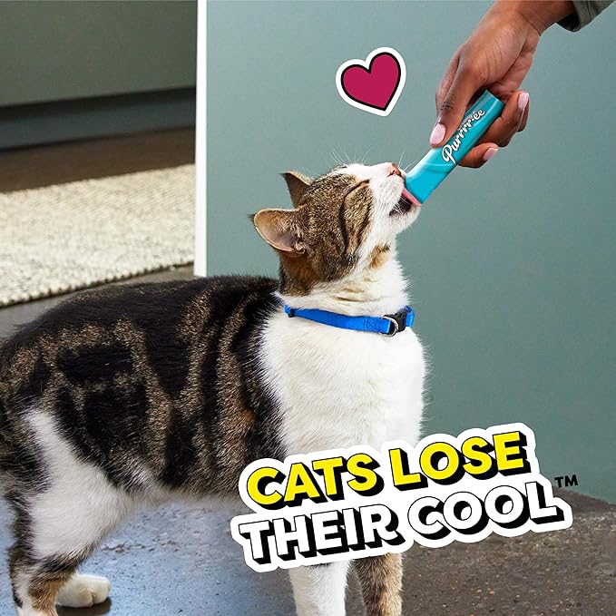 Temptations Creamy Puree Squeezable Lickable Wet Cat Treats with Tuna, 0.42 oz. Tubes, 4 Count, Pack of 11 (44 Total)