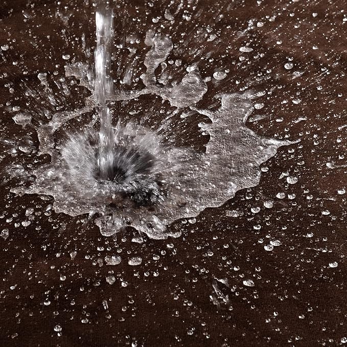 Waterproof Blanket for Bed Couch Sofa, Soft Liquid Pee Proof Pet Blanket for Dog Puppy Cat, Reversible Sherpa Fleece Furniture Protector (Brown, 60x80 inches)