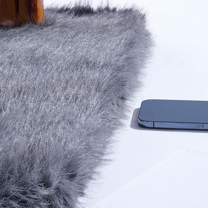 Aesthetic Cat Tree Tower for Large Cats, Large Cat Tree for Maine Coon Indoor Cats with Faux Fox Fur, Solid Wood Sisal Scratching Post, Hammock, Perches, Platform, Toy Ball