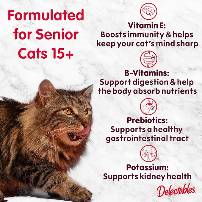 Delectables Lickable Wet Cat Treats - Tuna & Chicken, 1.4 Ounce (Pack of 12)