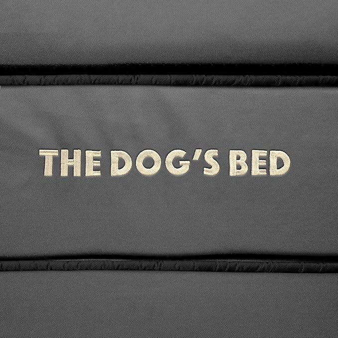 The Dog’s Bed Orthopedic Memory Foam Dog Bed, XXL Grey & Black, Waterproof, Supportive Dog Bed with Replaceable Covers