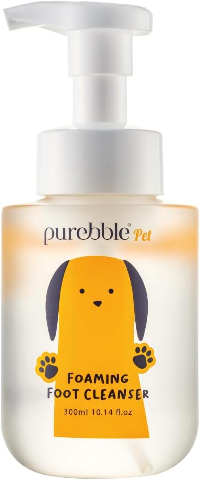 Pet Foaming Foot Paw Cleanser | Designed for All Types of Paw Washers | Dog Cleaning Supplies | Nourishing, Softening, Calming, Itch Reducing for Dog Paws | 300ml / 10.14 fl oz