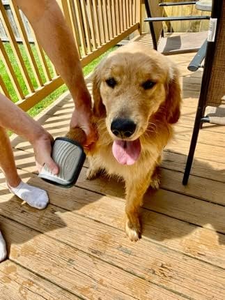 Paw Scrubber for Dogs - Muddy Paw Cleaner - Dog Foot Washer, One Size Fits All, Gentle Silicone- Dog Foot Cleaner Paw Washer Suitable for All Breeds & Sizes