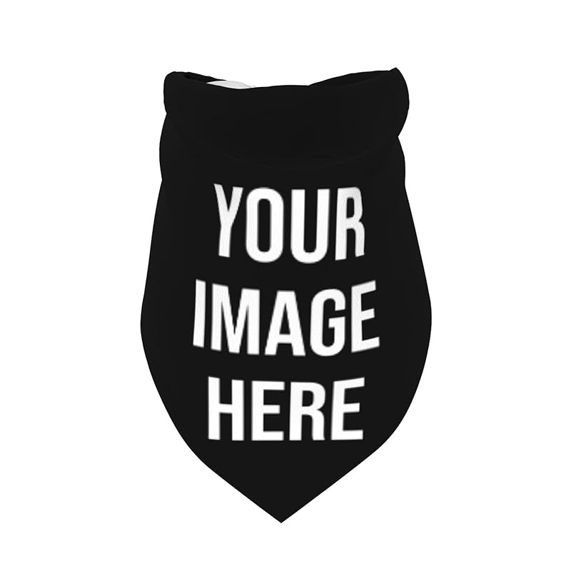 Custom Dog Bandana Bulk Personalized Dog Bandana Your Own Logo Text Custom Pet Scarf
