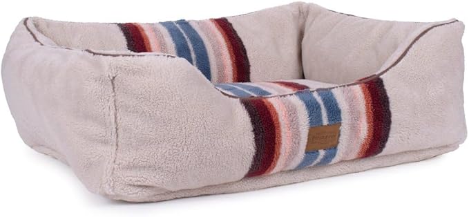 Pendleton Berber Kuddler Dog Bed - Wyeth Trail Wheat, M