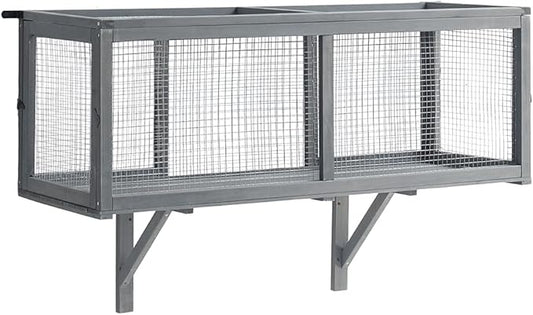 beeNbkks Outdoor Cat Tunnel, Extendable Passage Connect Home to Outdoor Cat Catio Enclosure House, 45’’ Safe Tunnel Walkway for Indoor Kittens, Wooden Pet Tube for Window Deck Patio Balcony Garden