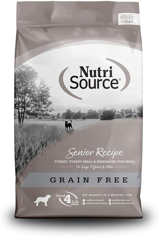 Nutrisource Grain Free ( Turkey ) Senior Dog Food 30Lb
