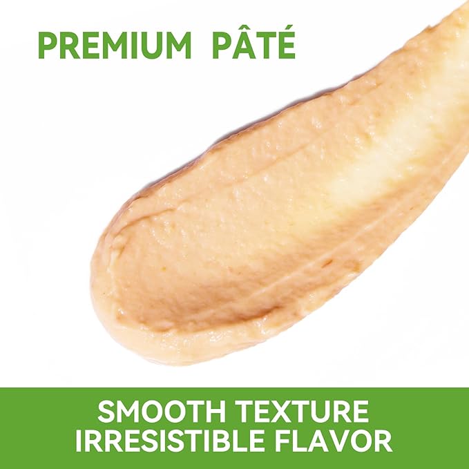 OPET Wet Cat Food Pate, Grain Free Wet Pate, Balanced Recipe Cat Can Food, Chicken Flavor 1.41 Ounce Pack of 4