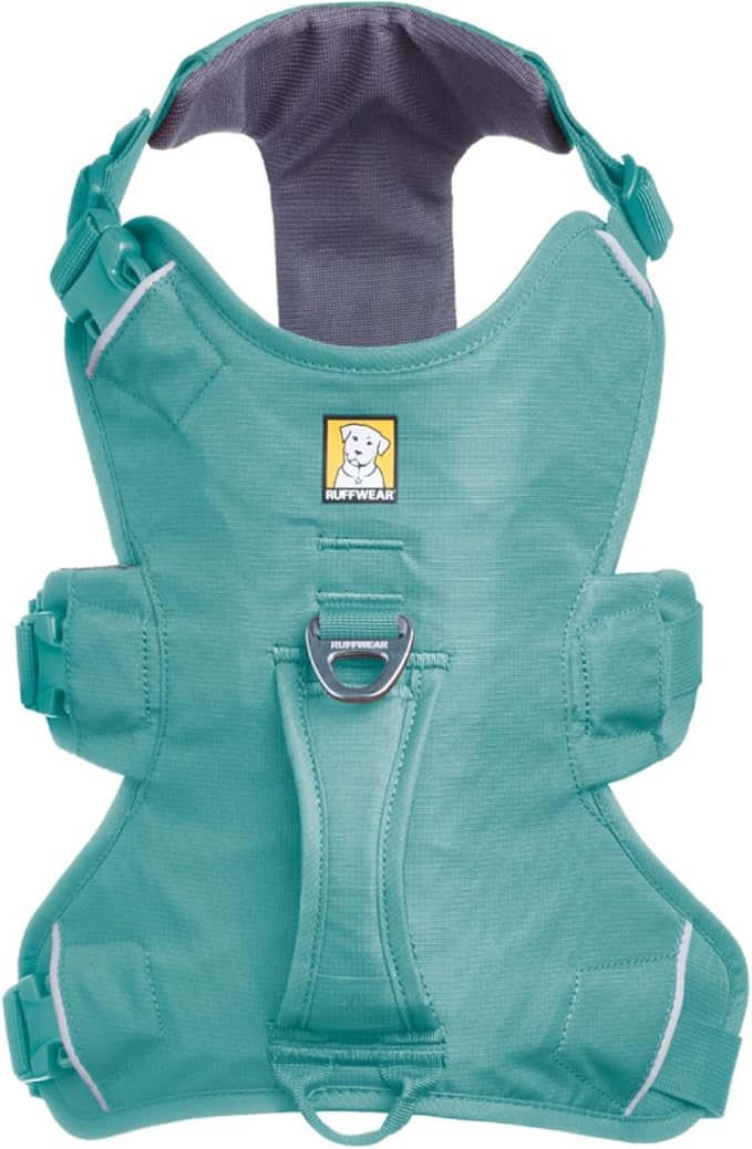 Ruffwear, Web Master, Multi-Use Support Dog Harness, Hiking and Trail Running, Service and Working, Everyday Wear, River Rock Green, Small