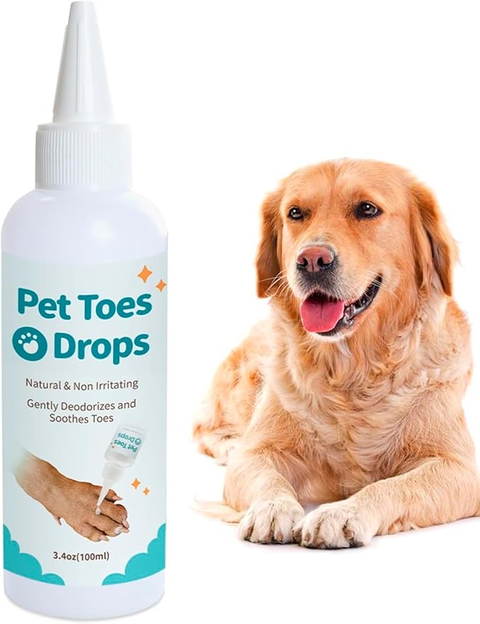 Dog Paw Cleaning Solution, Dog Paw Cleaner, 3.4 FL Oz Pet Paw Cleaner, Pleasant Smell Dog Foot Cleaner, No Rinse Dog Paw Washer, Deep Clean Paw Cleaner for Dogs and Cats