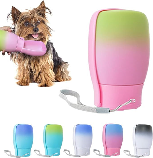 Dog Water Bottle Portable - Food Grade Material, 10Oz Leak Proof Dog Travel Water Bottle, Pet Water Bowl Dispenser, Dog Walking Accessories for Hiking Travelling, Puppy Birthday Gifts