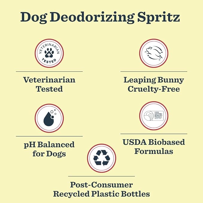 MRS. MEYER'S Clean Day Dog Deodorizing Spray, Sweet Chamomile Scent, 8oz (Pack of 3)