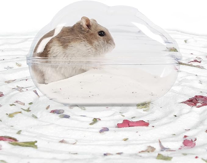BUCATSTATE Dust-Free Hamster Bath Sand Plant Scented Bathing Sand for Guinea Pig Dwarf Golden Bear and Other Small Animals 3.3lb/1.5kg