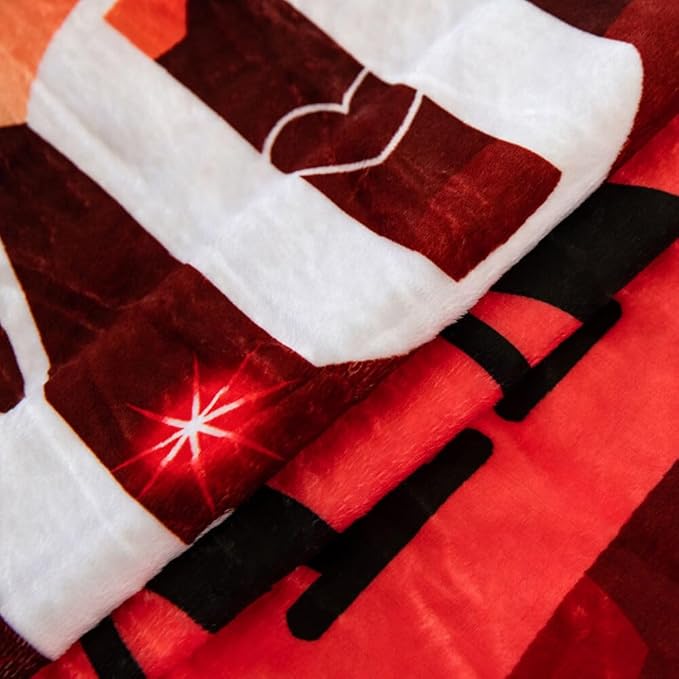 Valentines Day Blanket Gifts for Her & Him, I Love You Blanket, Anniversary Blanket, Super Soft Love Heart Blanket for Girlfriend & Boyfriend, Romantic Gifts for Women & Men, 70" L x 50" W