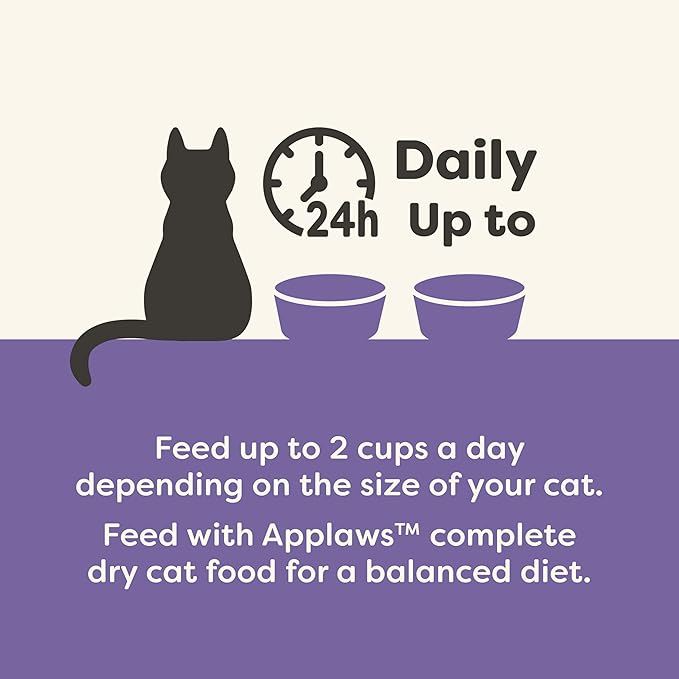 Applaws Natural Wet Cat Food in Broth, Limited and Natural Ingredients, High Protein with No Artificial Additives, Variety Pack in Broth (8 x 2.12 oz Easy-Open Cups)
