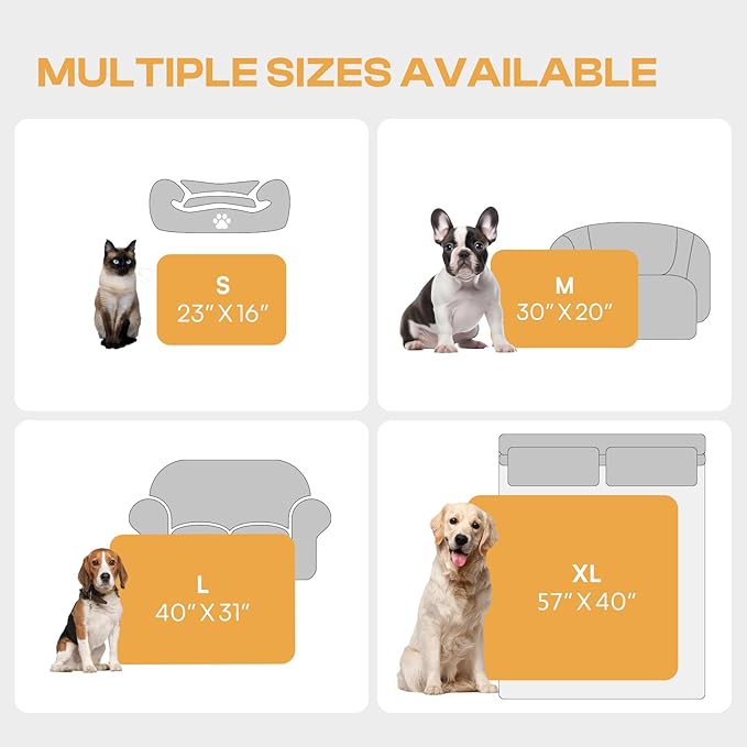 Luciphia Fleece Dog Blanket for Small Medium Large Dogs 3D Jacquard Flannel Puppy Cat Pet Throw Blankets Soft Washable Decorative Furniture Protect White, L(41''x31'')