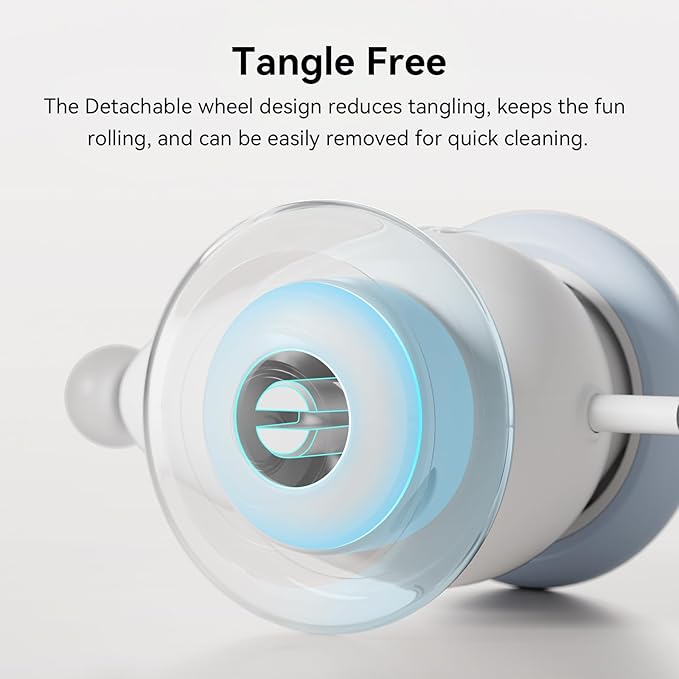 Cheerble Interactive Cat Toys for Indoor Cats, Automatic Moving Kitten Toys, Wicked Mouse Neo Cat Toy with Tail & Lights, Pet Cat Supplies, Rechargeable Cat Toys for Bored Indoor Adult Cats,Blue