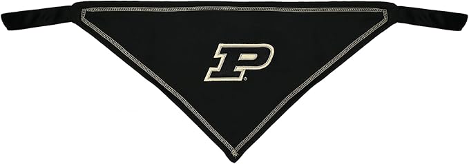Pets First NCAA Purdue Boilermakers TIE Bandana, Size Small/Medium. Dog Bandana Scarf Bib for Pet Cat Dog. The Ultimate Game-Day, Party Bandana