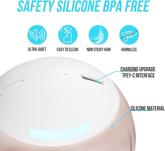 Cat Toys Interactive for Indoor Cats, Touch & Sound Smart Control - Fast Slow 2 Speed Motion Activated Cat Ball Toy for Bored Cats with LED Lights, Feathers Tail, USB Charging Cable, 6in1