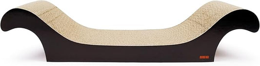 TTCAT Cat Scratching Pad, Corrugated Cardboard Cat Scratcher Lounge for Indoor Cats, Durable Cat Scratching Board Reversible with Catnip for Furniture Protection.