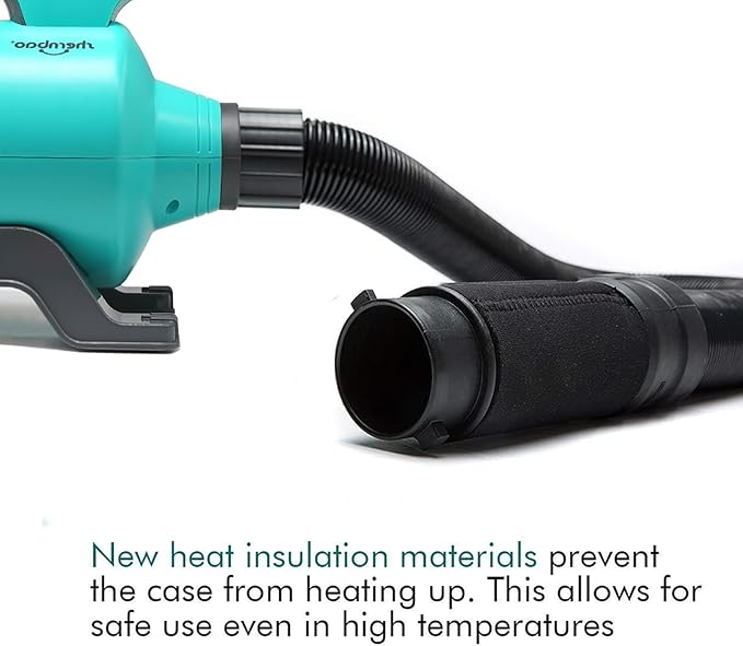 High Velocity Professional Dog Pet Grooming Hair Drying Force Dryer Blower 5.0HP (Super Cyclone) SHD-2600P (Green)