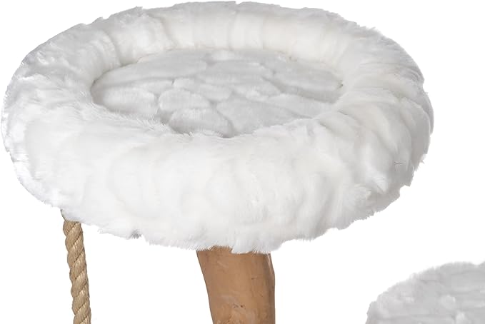 Mau Lifestyle Luxury Cat Tree: Modern Cat Condo & Luxury Wood Cat Tower; Natural Branch Scratching Tree & Cat Condo; Cat Gifts by Mau