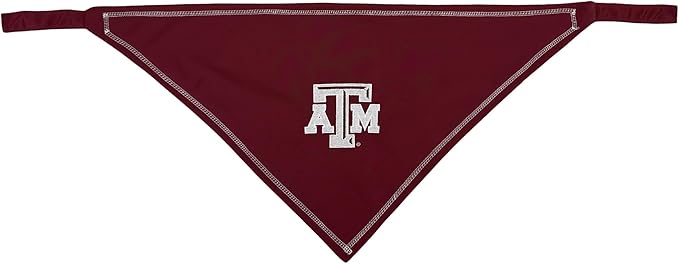 Pets First NCAA Texas A&M Aggies TIE Bandana, Size Large/X-Large. Dog Bandana Scarf Bib for Pet Cat Dog. The Ultimate Game-Day, Party Bandana