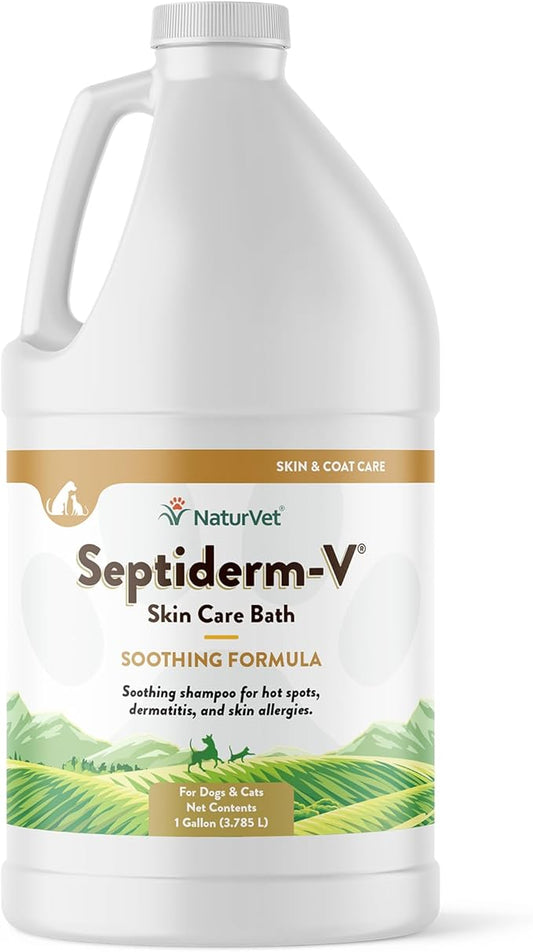 NaturVet Septiderm-V Bath 1 Gallon